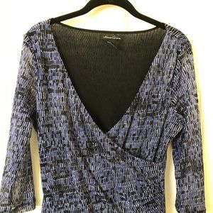 Kenneth Cole Faux Wrap Top